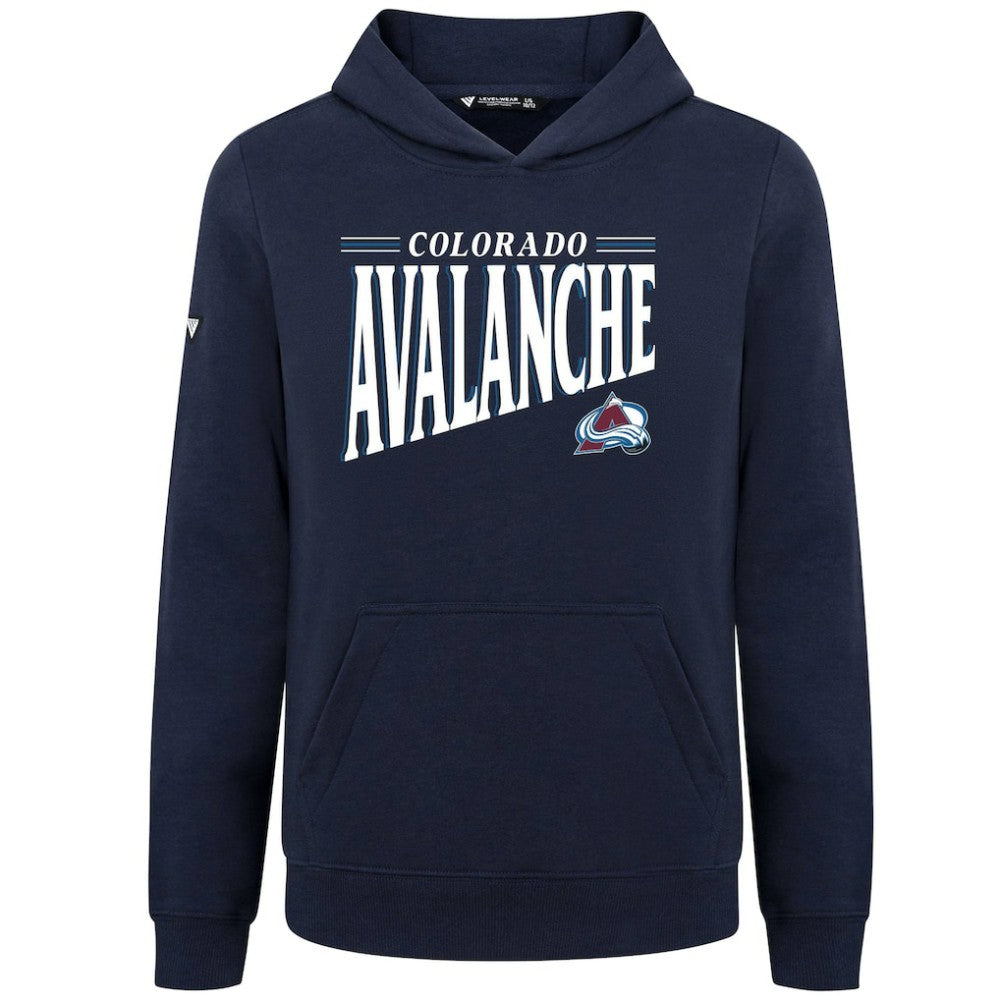 Colorado Avalanche Levelwear Youth Jr Podium Tally Pullover Hoodie Sale