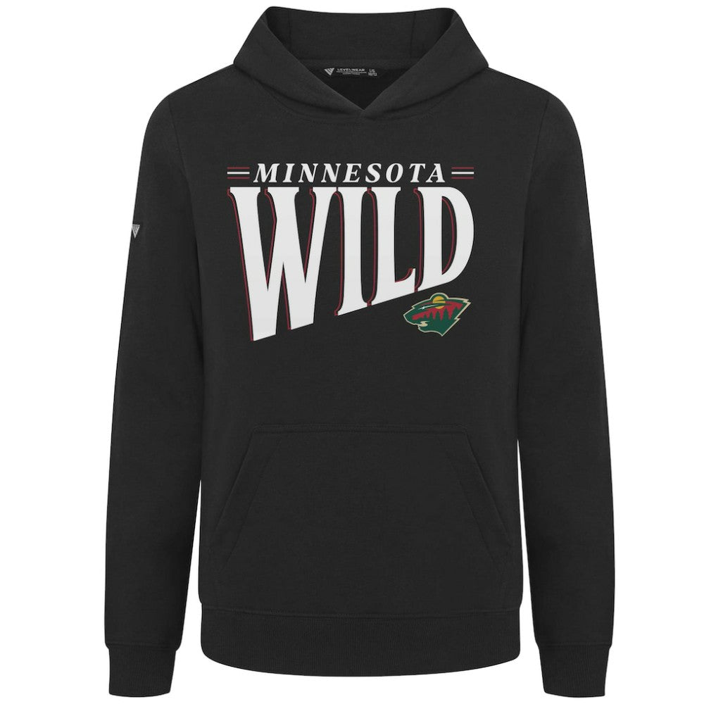 Minnesota Wild Levelwear Youth Jr Podium Tally Pullover Hoodie For Sale