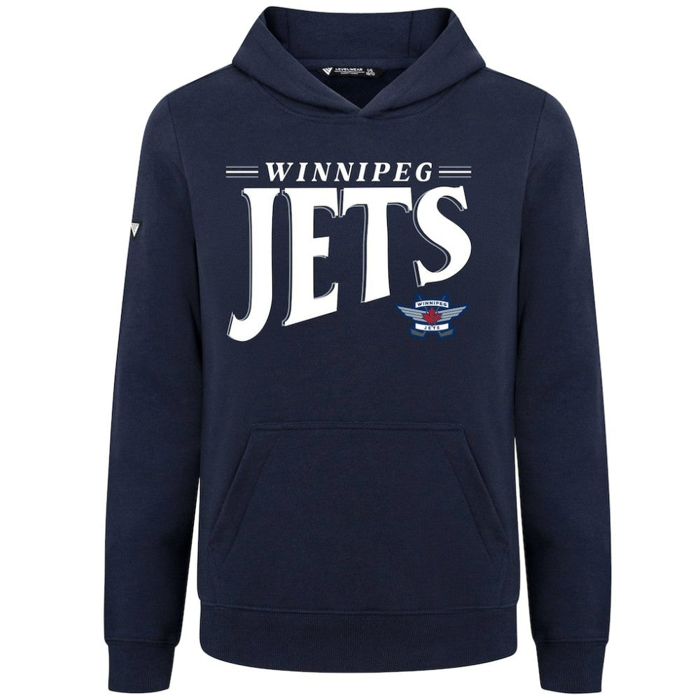 Winnipeg Jets Levelwear Youth Jr Podium Tally Pullover Hoodie Sale