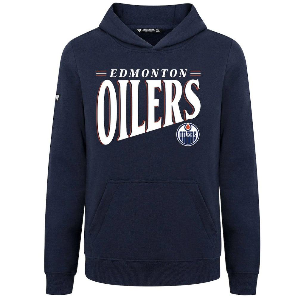 Edmonton Oilers Levelwear Youth Jr Podium Tally Pullover Hoodie On Sale