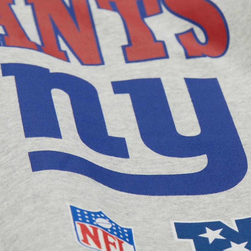 New York Giants Mitchell & Ness All Over Print Vintage Fleece Crewneck Sweatshirt