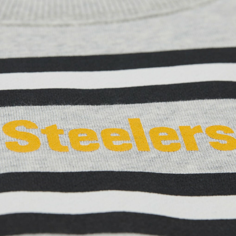 Pittsburgh Steelers Mitchell & Ness All Over Print Vintage Fleece Crewneck Sweatshirt