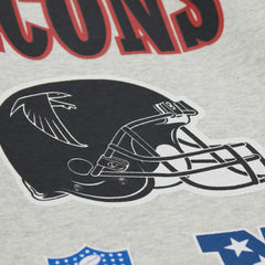 Atlanta Falcons Mitchell & Ness All Over Print Vintage Fleece Crewneck Sweatshirt