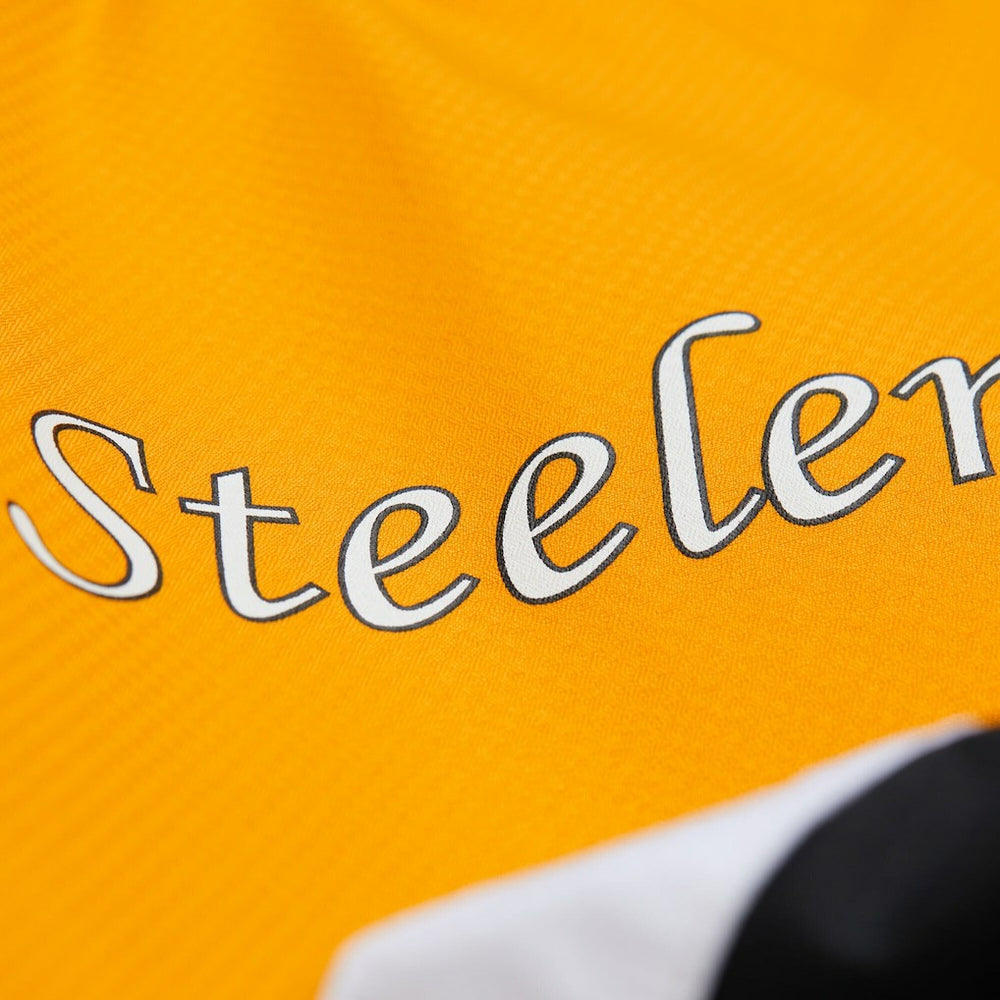 Pittsburgh Steelers Mitchell & Ness Tie Breaker Vintage Logo Lightweight Anorak Half-Zip Windbreaker
