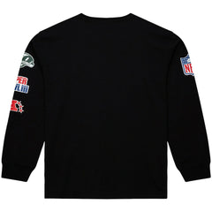 New York Jets Mitchell & Ness Training Camp Vintage Logos Long Sleeve T-Shirt