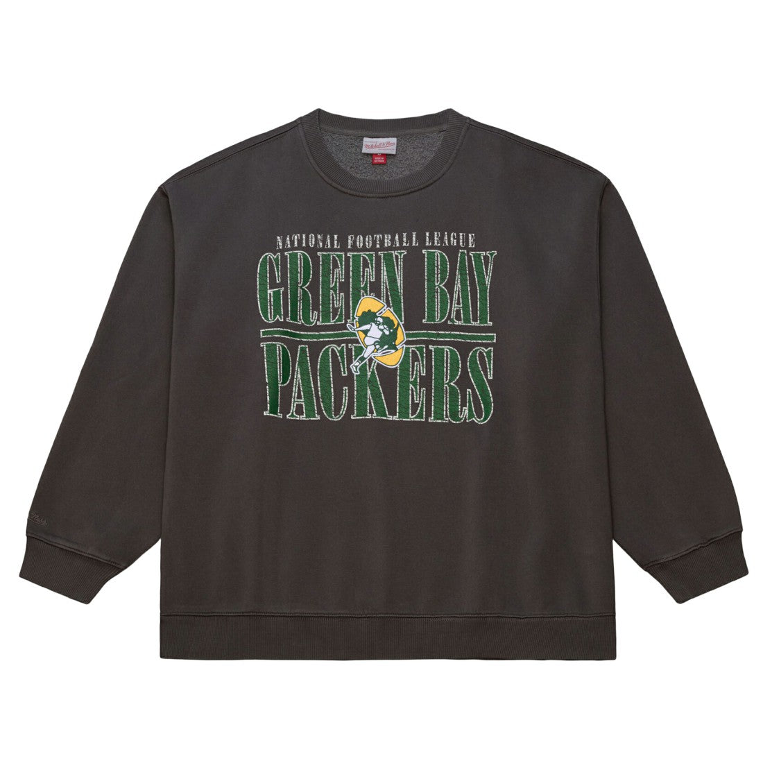 Green Bay Packers Mitchell & Ness Downtown Crew Vintage Logo Sweatshirt