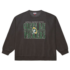 Green Bay Packers Mitchell & Ness Downtown Crew Vintage Logo Sweatshirt