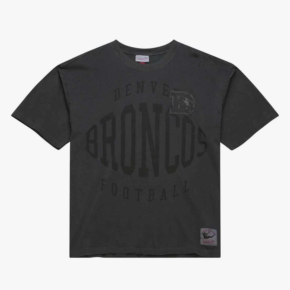 Denver Broncos Mitchell & Ness Downtown Collection Premium Vintage Logo T-Shirt