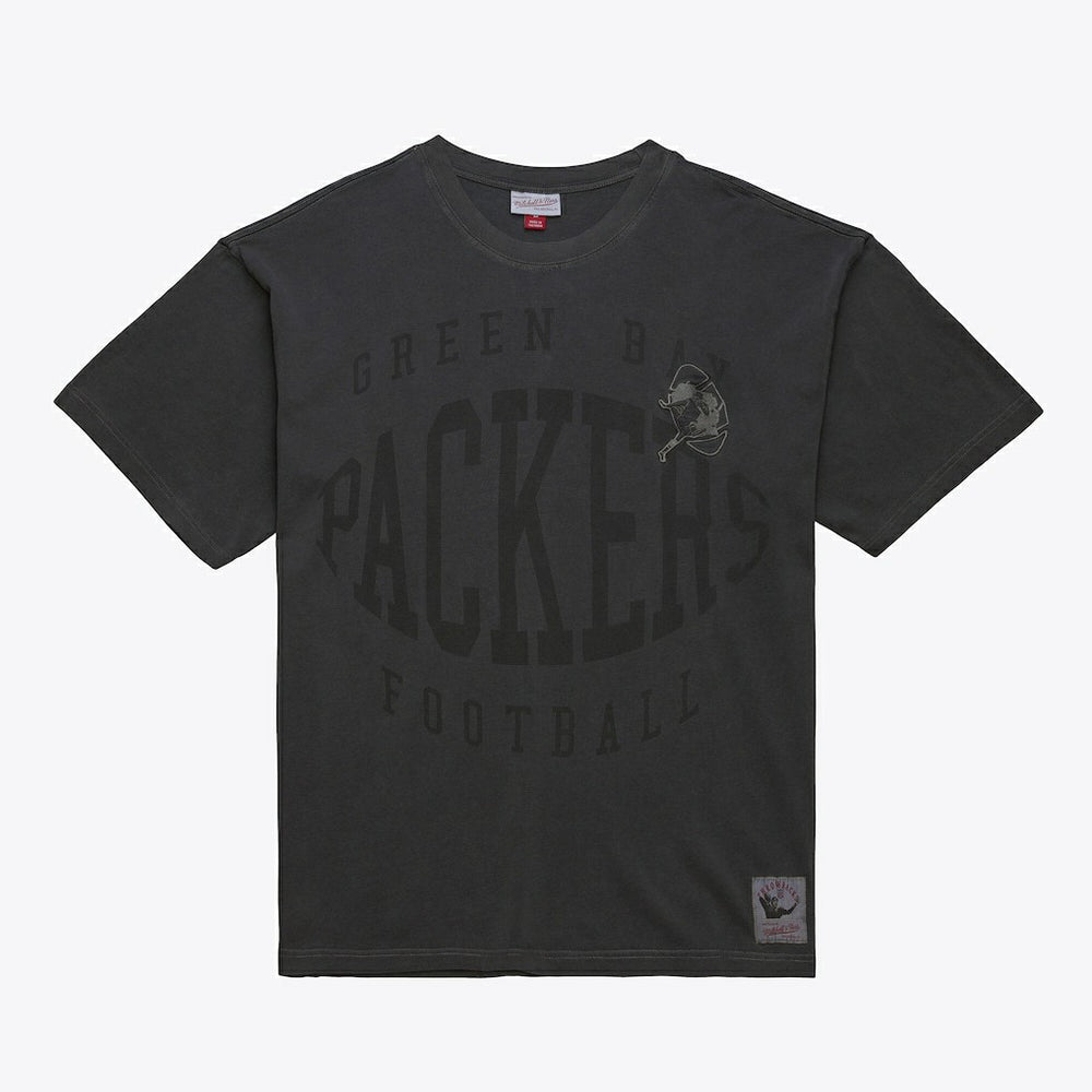 Green Bay Packers Mitchell & Ness Downtown Collection Premium Vintage Logo T-Shirt