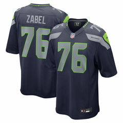 Seattle Seahawks Nike Grey Zabel  2025 NFL Draft First Round Pick Game Jersey