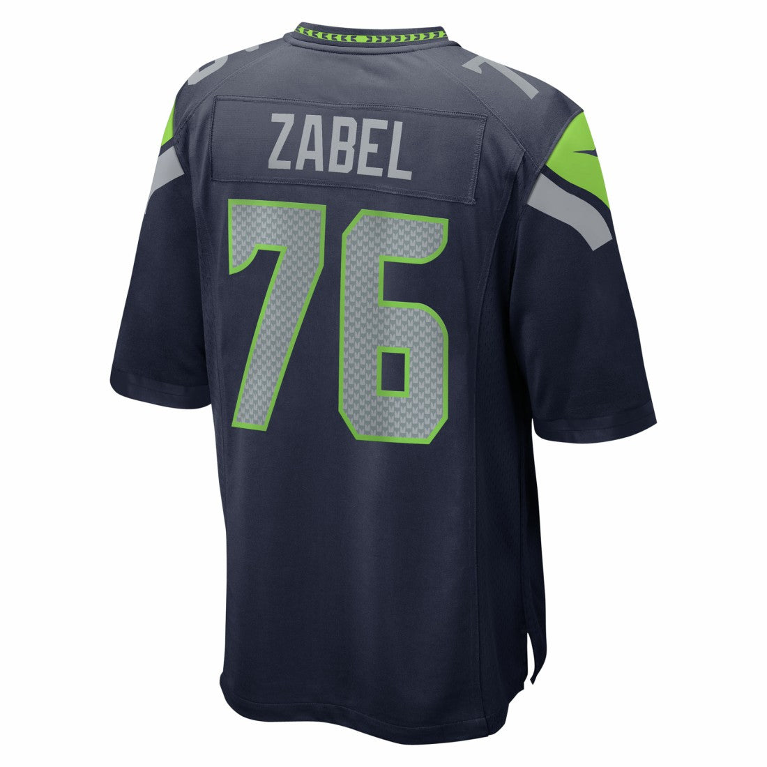 Seattle Seahawks Nike Grey Zabel  2025 NFL Draft First Round Pick Game Jersey