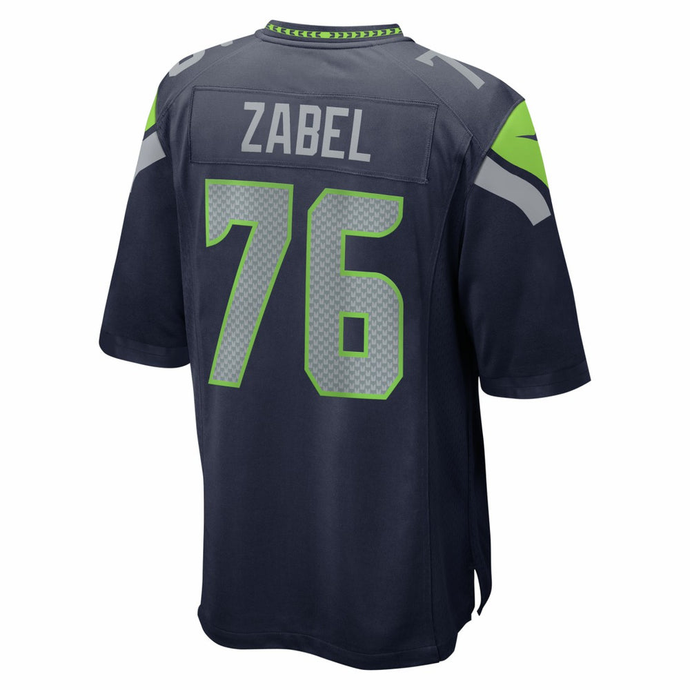 Seattle Seahawks Nike Grey Zabel  2025 NFL Draft First Round Pick Game Jersey