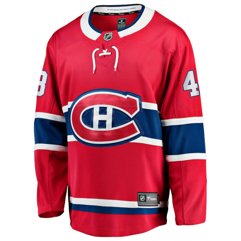 Lane Hutson Montreal Canadiens Fanatics Home Breakaway Jersey For Sale