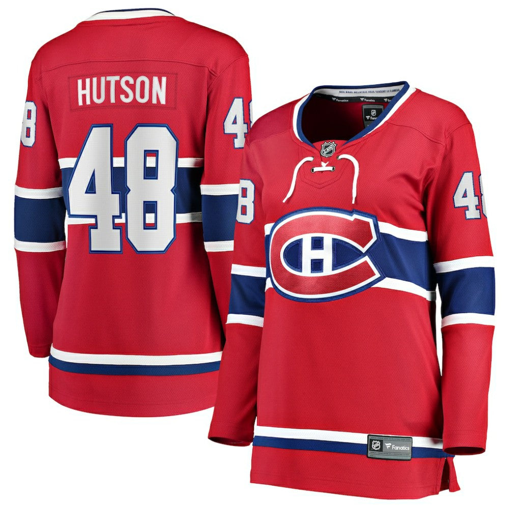 Lane Hutson Montreal Canadiens Fanatics Women's Home Breakaway Player Jersey Sale