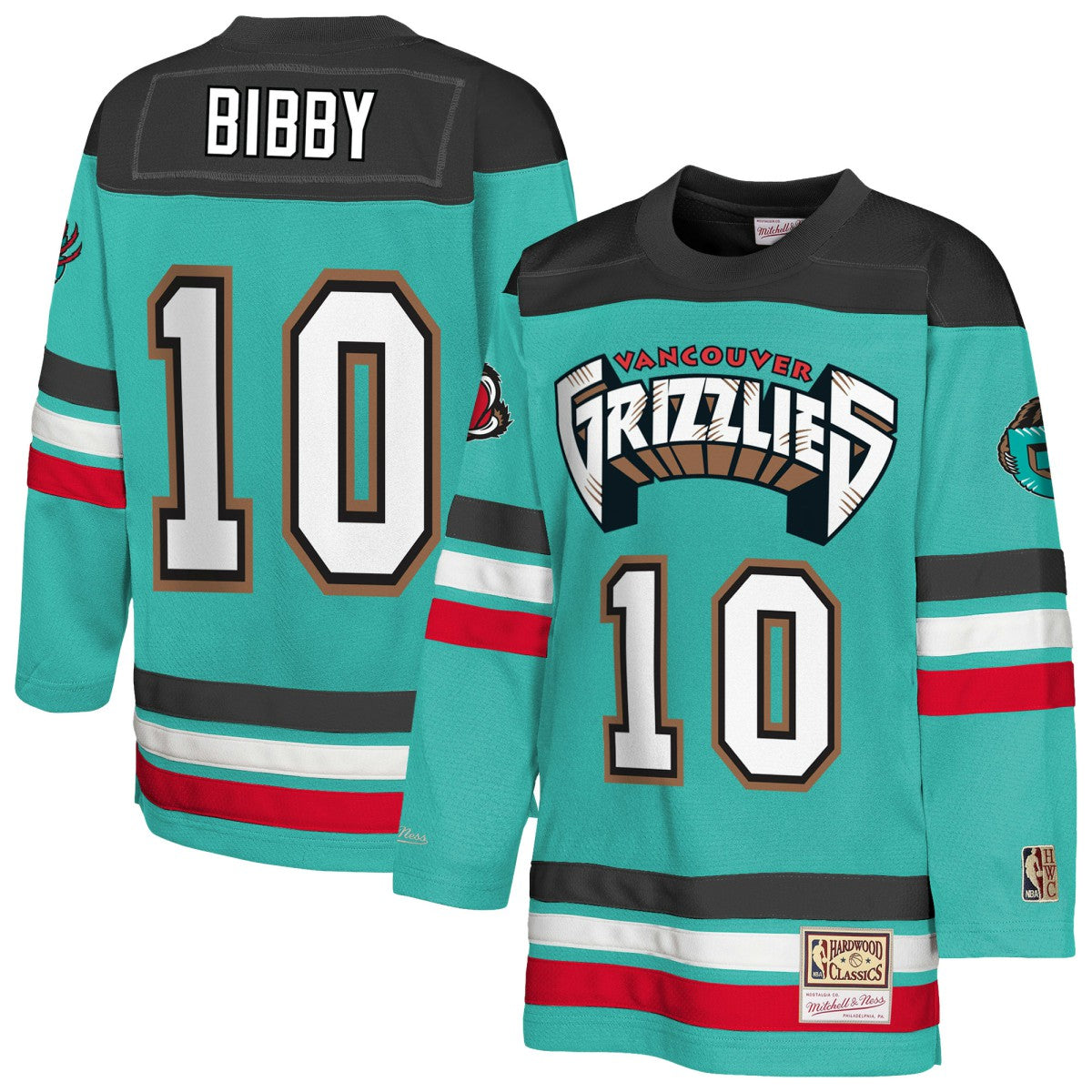 Mike Bibby Memphis Grizzlies Youth Maxxed Out 2.0 Fashion Hockey Jersey New