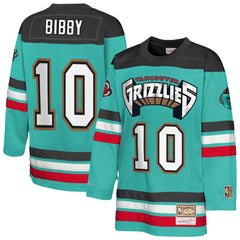 Mike Bibby Memphis Grizzlies Youth Maxxed Out 2.0 Fashion Hockey Jersey New