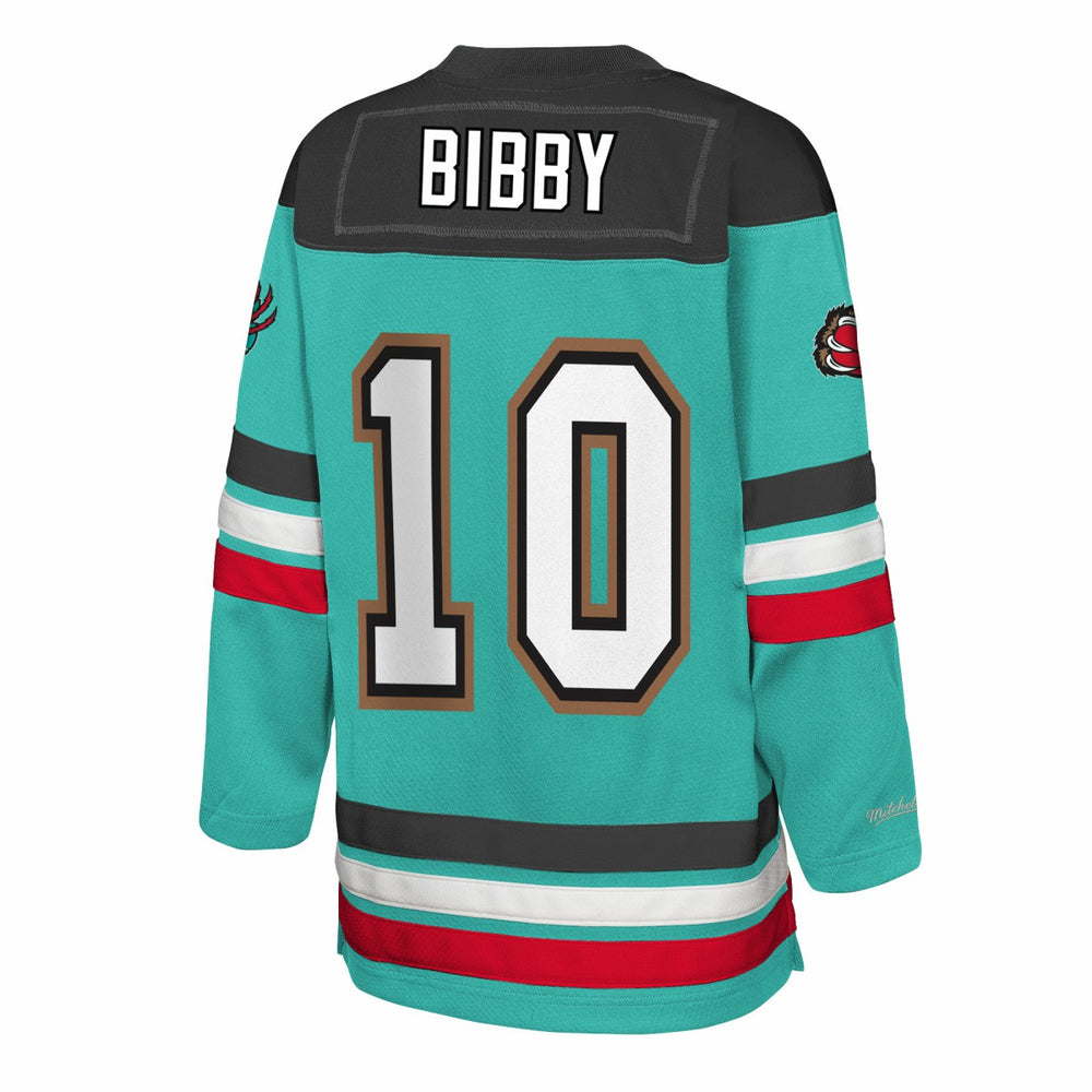Mike Bibby Memphis Grizzlies Youth Maxxed Out 2.0 Fashion Hockey Jersey New