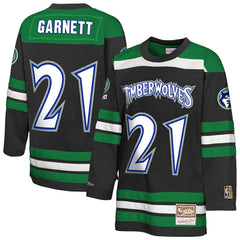 Kevin Garnett Minnesota Timberwolves Youth Maxxed Out 2.0 Fashion Hockey Jersey New