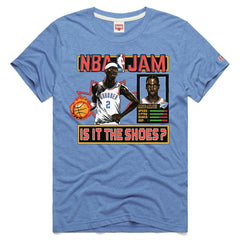 Shai Gilgeous-Alexander Oklahoma City Thunder Homage Unisex NBA Jam Tri-Blend T-Shirt On Sale