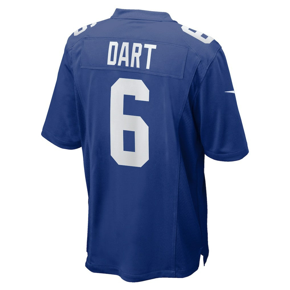 New York Giants Nike Jaxson Dart  2025 NFL Draft First Round Pick Game Jersey