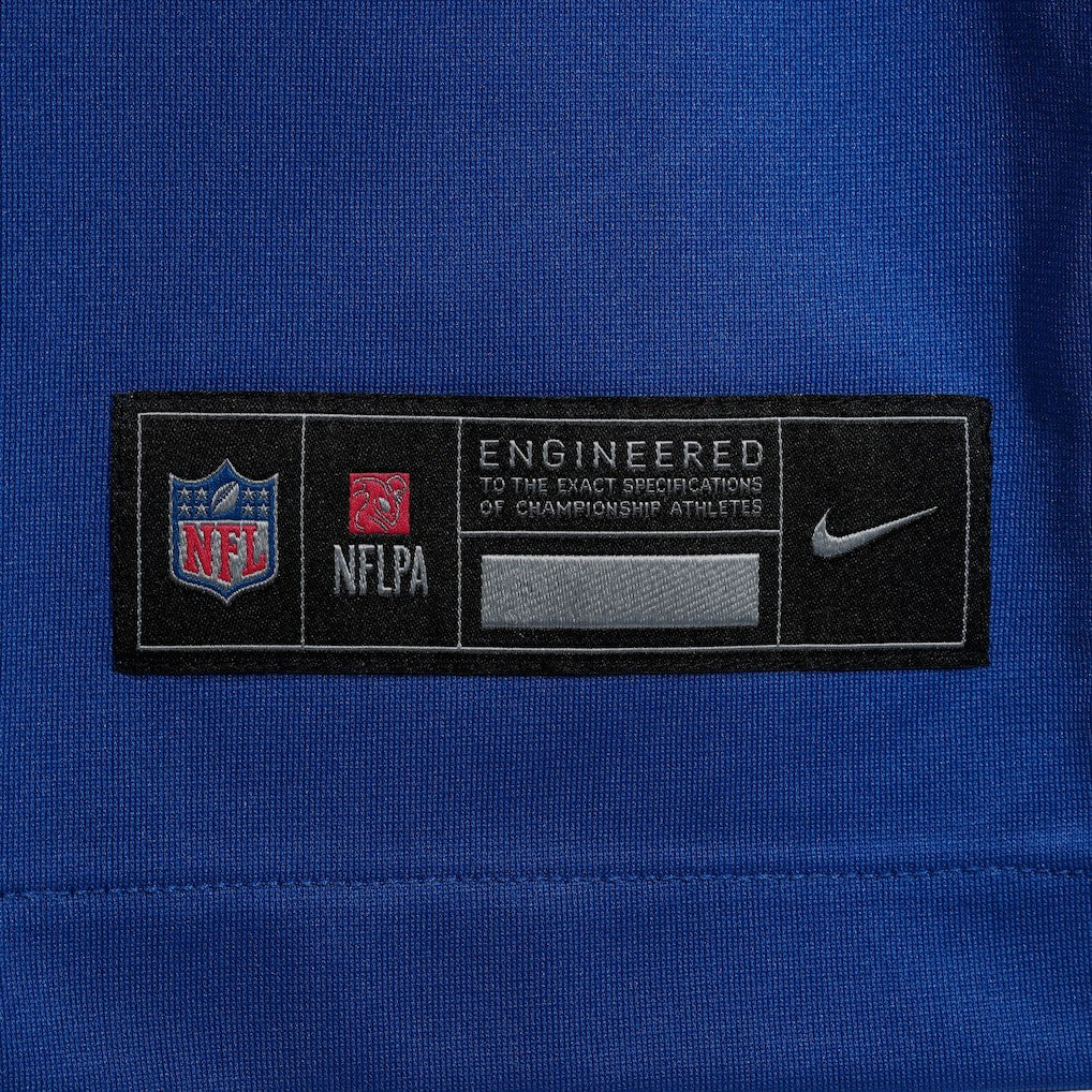 New York Giants Nike Jaxson Dart  2025 NFL Draft First Round Pick Game Jersey