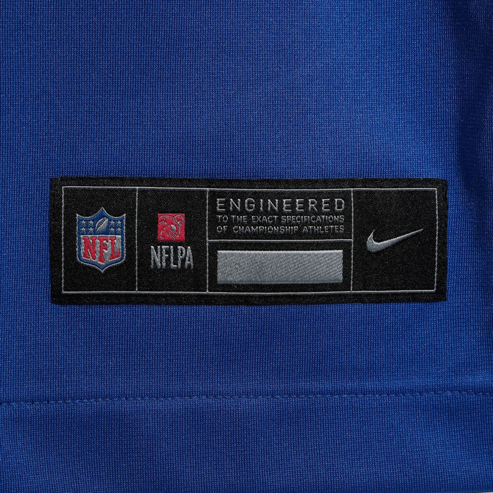New York Giants Nike Jaxson Dart  2025 NFL Draft First Round Pick Game Jersey