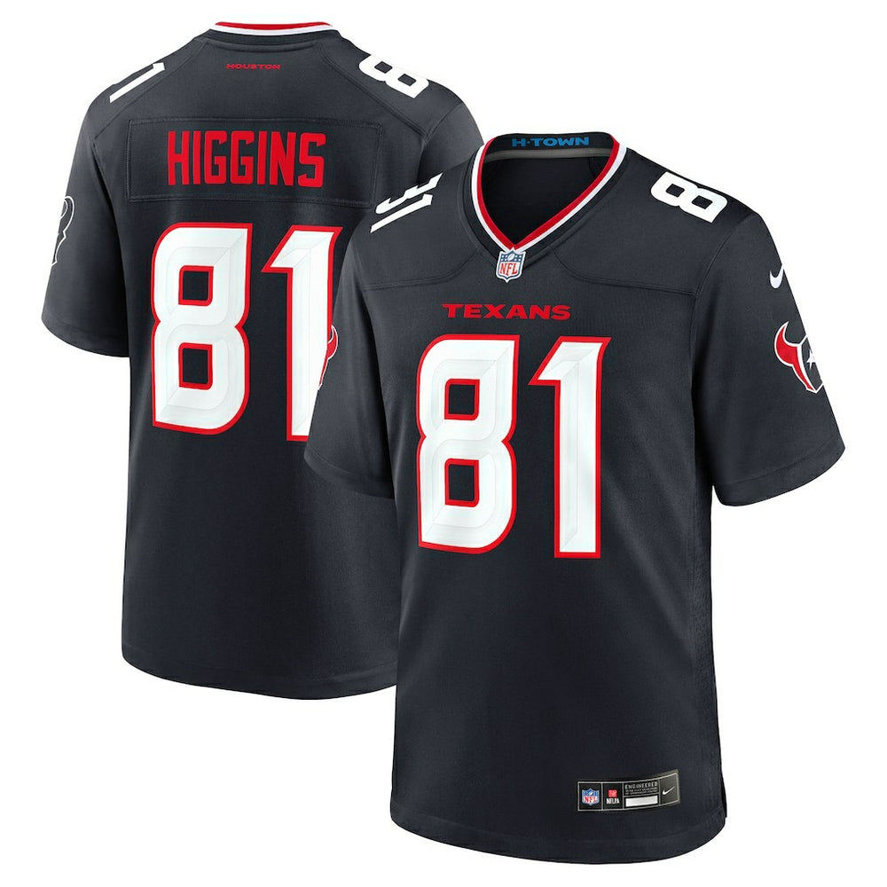 Houston Texans Nike Jayden Higgins  Game Jersey