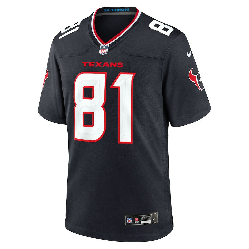 Houston Texans Nike Jayden Higgins  Game Jersey