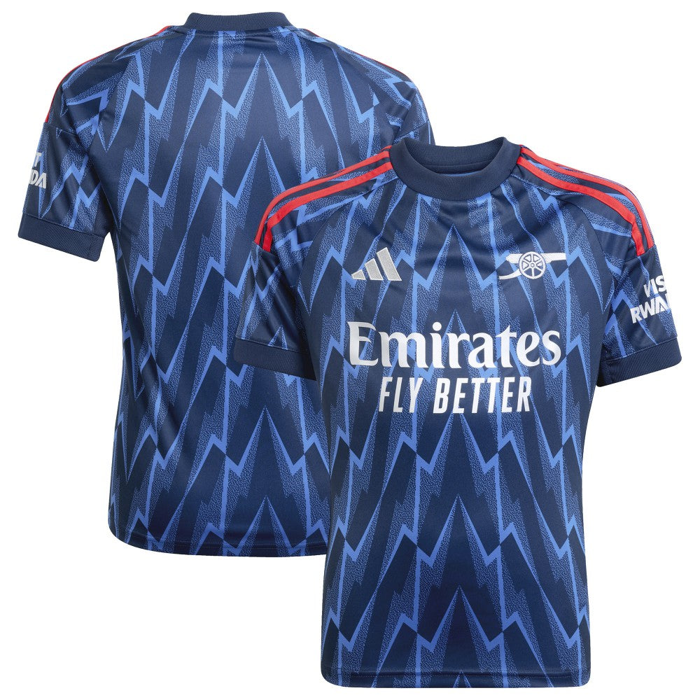 Arsenal Youth 2025/26 Away Replica Jersey Blue - Adidas