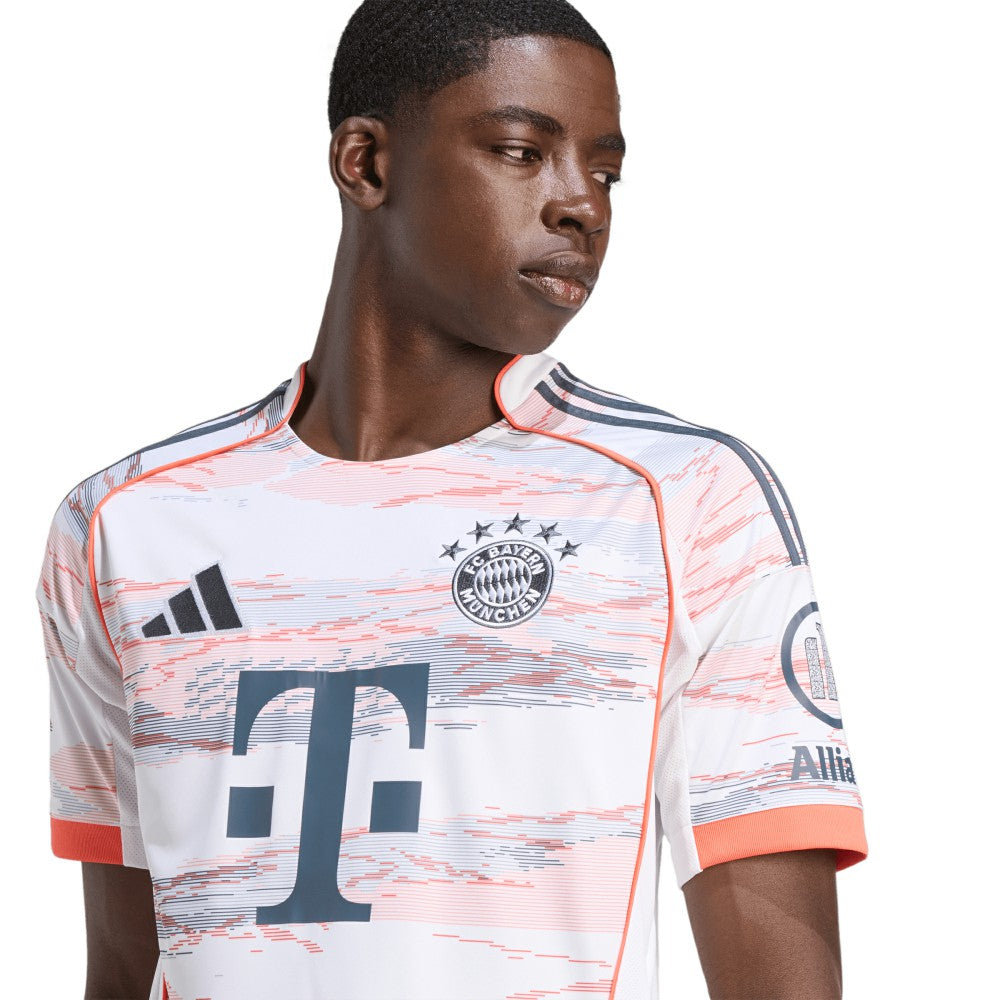 Bayern Munich 2025/26 Away Replica Jersey White - Adidas