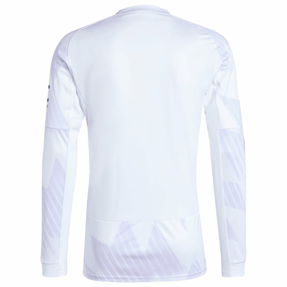 Manchester United 2025/26 Away Replica Long Sleeve Jersey White - Adidas