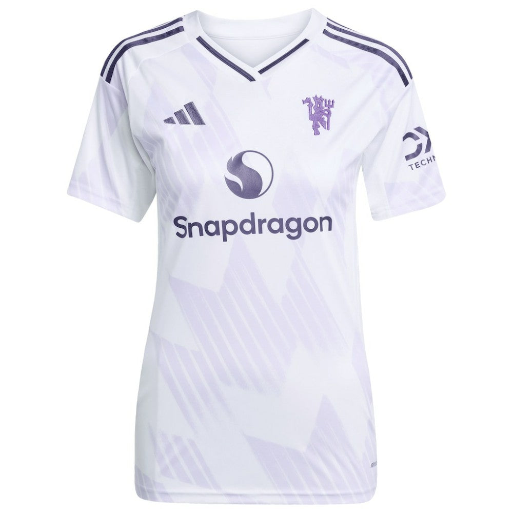 Manchester United Women's 2025/26 Away Replica Jersey White - Adidas
