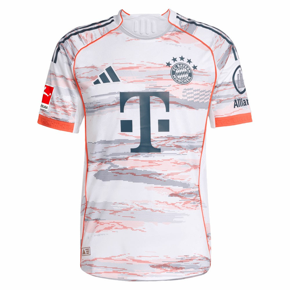Bayern Munich 2025/26 Away Custom Jersey White - Adidas