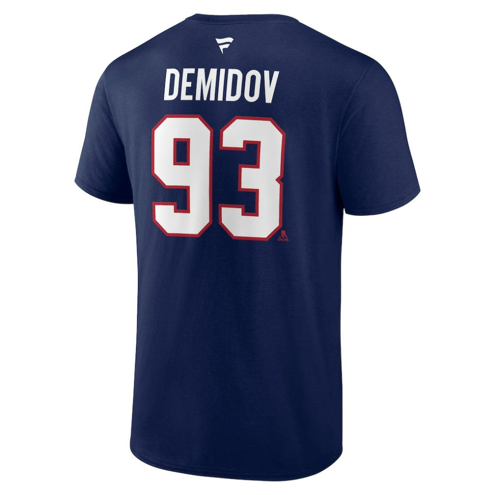 Ivan Demidov Montreal Canadiens Fanatics Authentic Stack Name & Number T-Shirt Sale