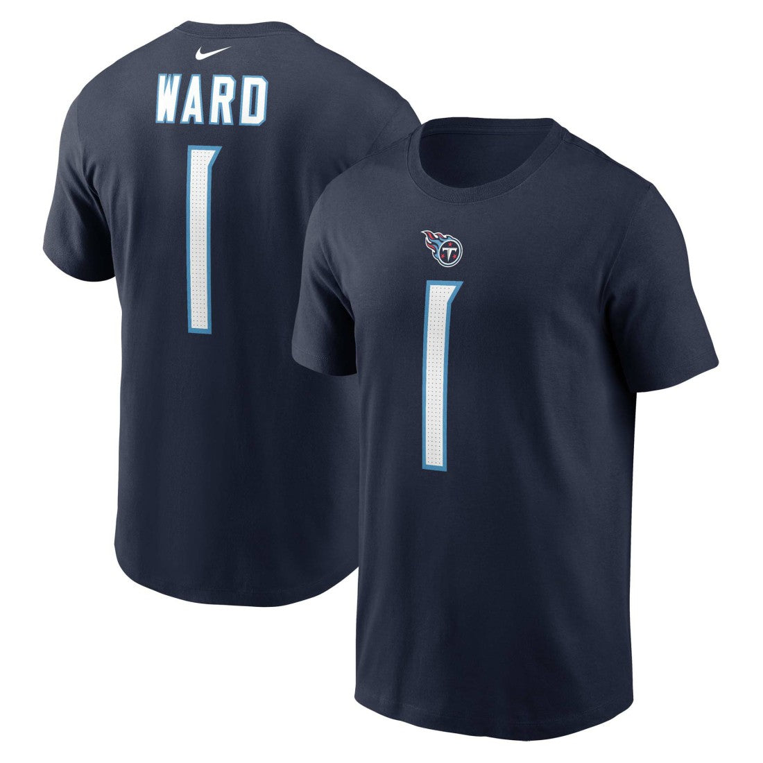 Tennessee Titans Nike Cameron Ward  Name & Number T-Shirt