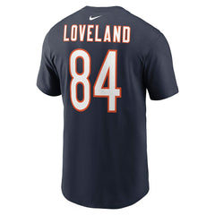 Chicago Bears Nike Colston Loveland  Name & Number T-Shirt