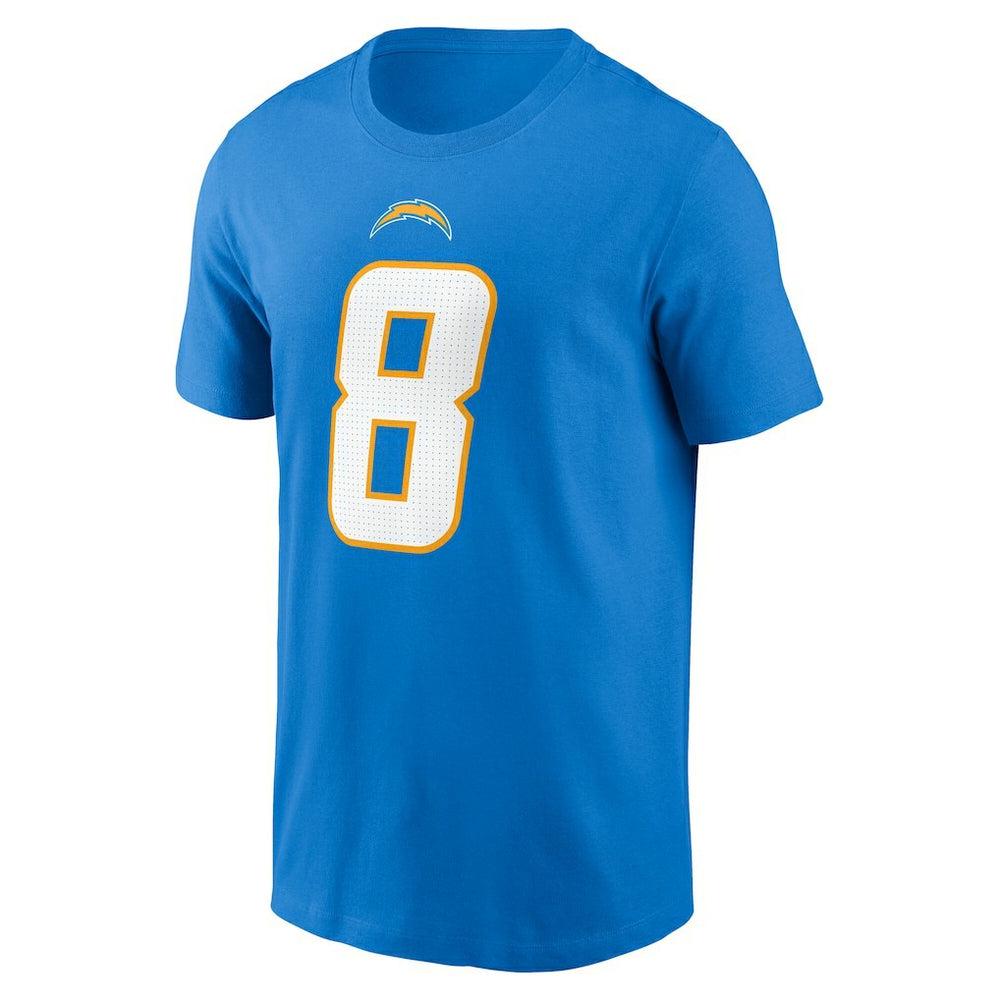 Los Angeles Chargers Nike Omarion Hampton  Name & Number T-Shirt