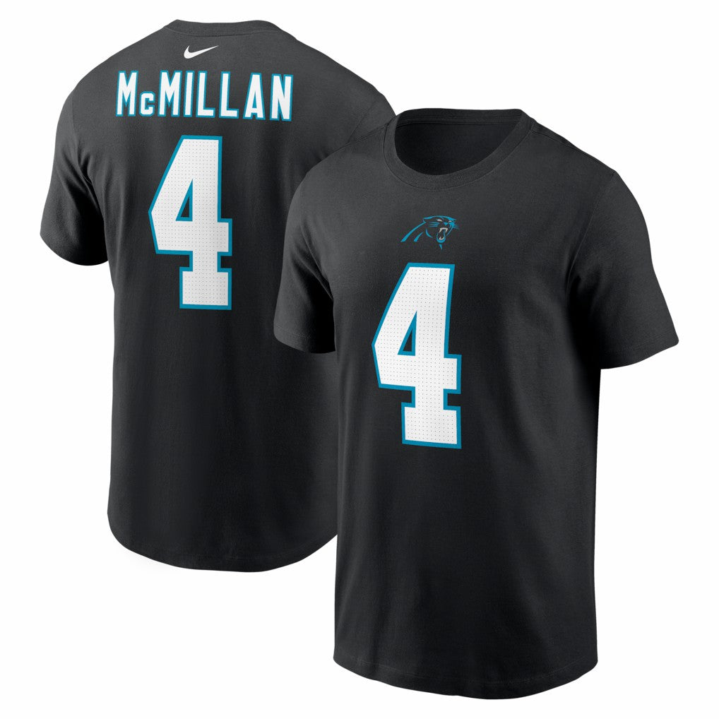 Carolina Panthers Nike Tetairoa McMillan  Name & Number T-Shirt