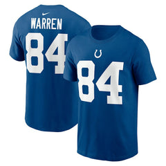 Indianapolis Colts Nike Tyler Warren  Name & Number T-Shirt