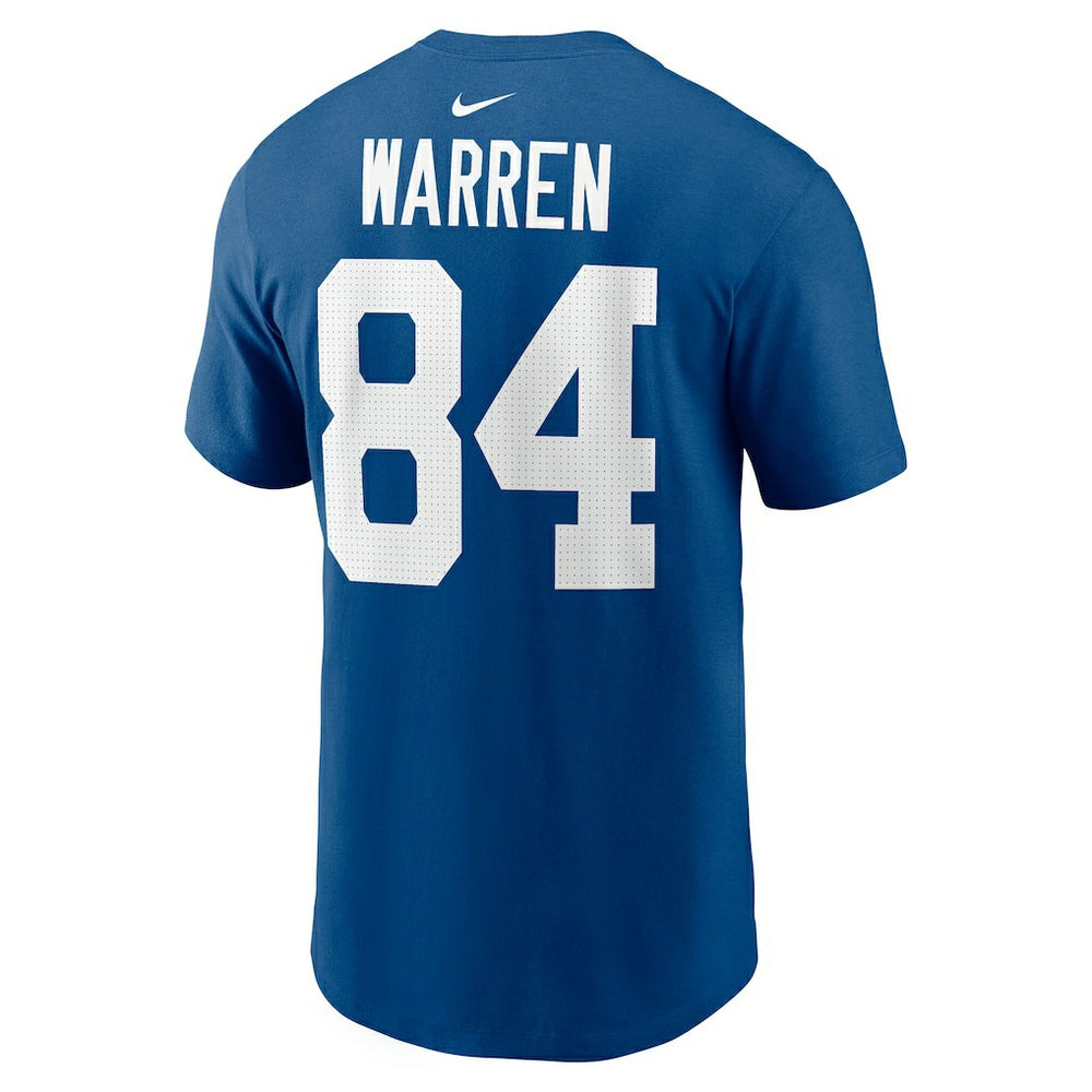 Indianapolis Colts Nike Tyler Warren  Name & Number T-Shirt