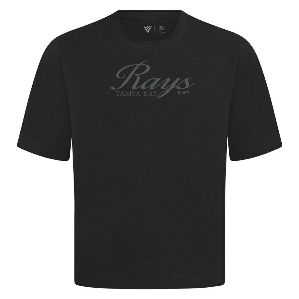 Tampa Bay Rays Levelwear Ethereal Oversized Luxe Signature Knit T-Shirt | MLB Outlet