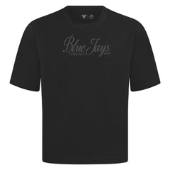 Toronto Blue Jays Levelwear Ethereal Oversized Luxe Signature Knit T-Shirt | MLB Online