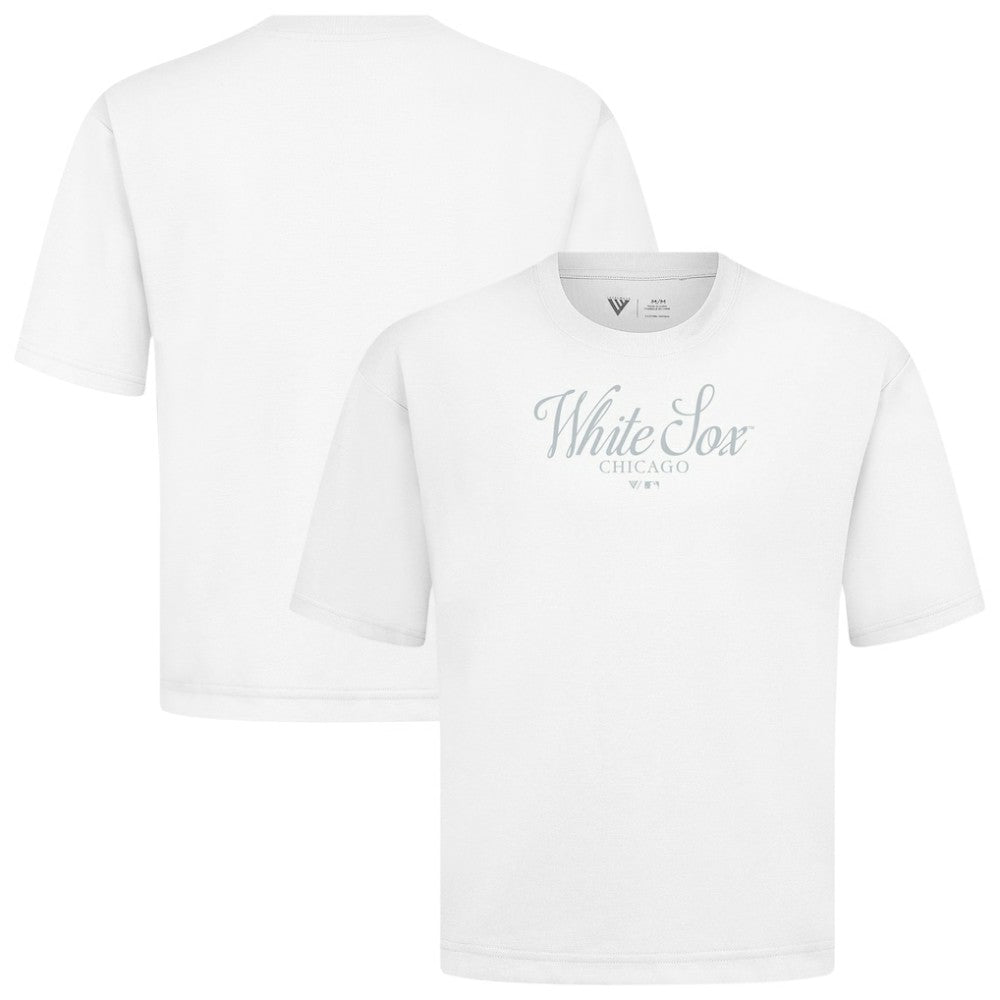 Chicago White Sox Levelwear Ethereal Oversized Luxe Signature Knit T-Shirt | MLB New
