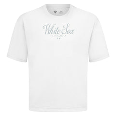 Chicago White Sox Levelwear Ethereal Oversized Luxe Signature Knit T-Shirt | MLB New