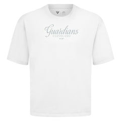 Cleveland Guardians Levelwear Ethereal Oversized Luxe Signature Knit T-Shirt | MLB New