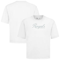 Kansas City Royals Levelwear Ethereal Oversized Luxe Signature Knit T-Shirt | MLB Sale