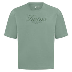 Minnesota Twins Levelwear Ethereal Oversized Luxe Signature Knit T-Shirt | MLB Shop