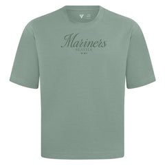 Seattle Mariners Levelwear Ethereal Oversized Luxe Signature Knit T-Shirt | MLB Near me