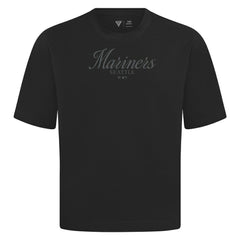 Seattle Mariners Levelwear Ethereal Oversized Luxe Signature Knit T-Shirt | MLB Shop