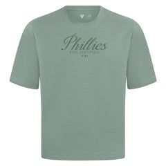 Philadelphia Phillies Levelwear Ethereal Oversized Luxe Signature Knit T-Shirt | MLB Near me